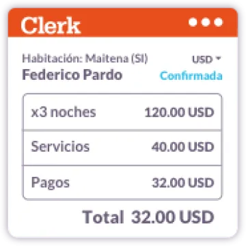 Miniatura Clerk Software Hotelería