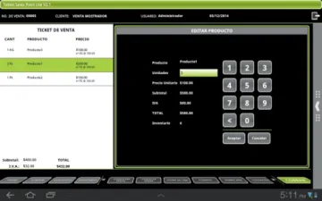 Miniatura App Tablet Sales Point